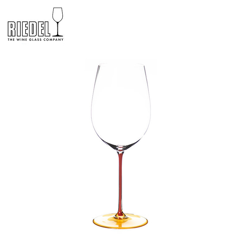 奥地利riedel红领结波尔多红酒手工杯金底水晶杯进口2支礼盒装