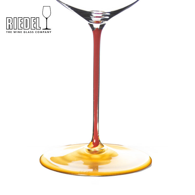 奥地利riedel红领结波尔多红酒手工杯金底水晶杯进口2支礼盒装