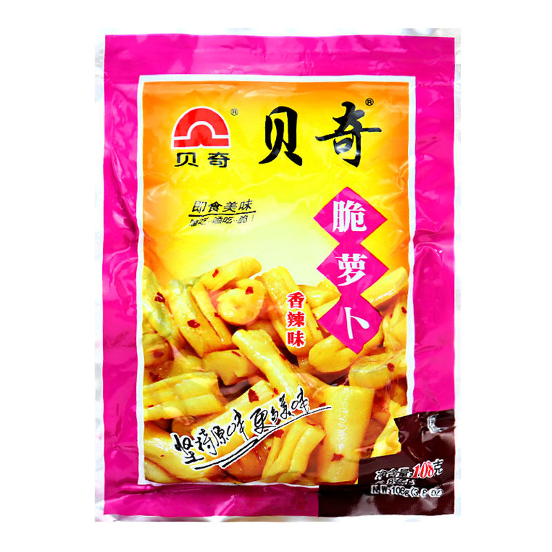 贝奇萝卜98g15包原味下饭饭菜开味咸菜榨菜腌制