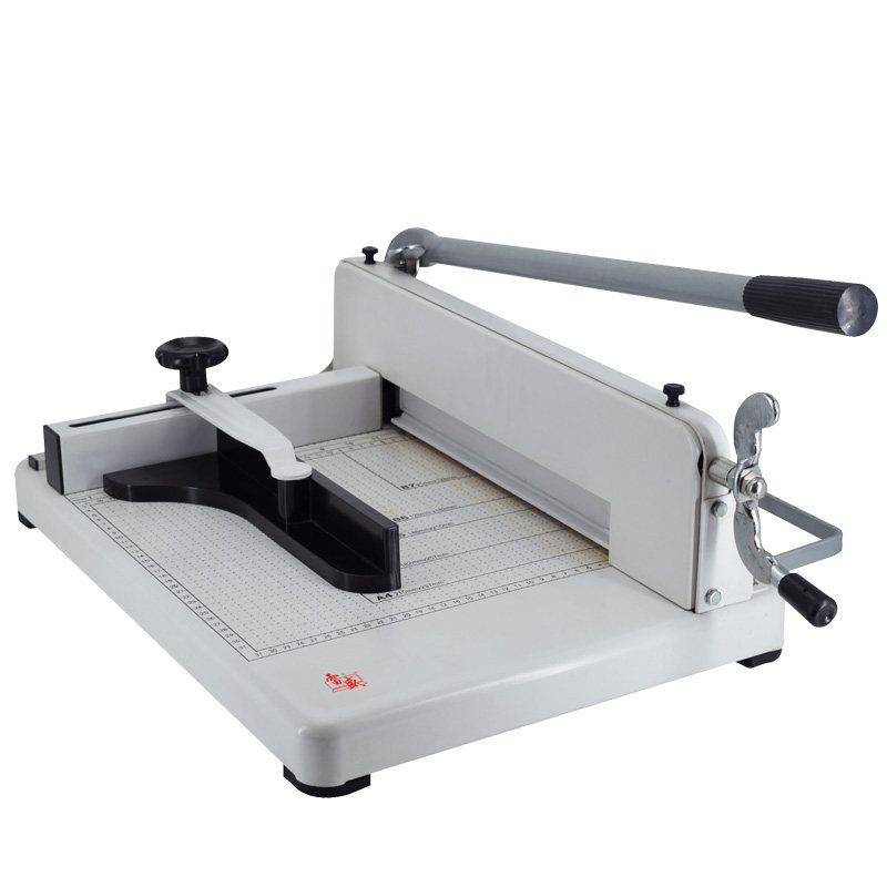 切纸机雷盛a3a4手动钢制厚层重型切纸纸刀切纸机