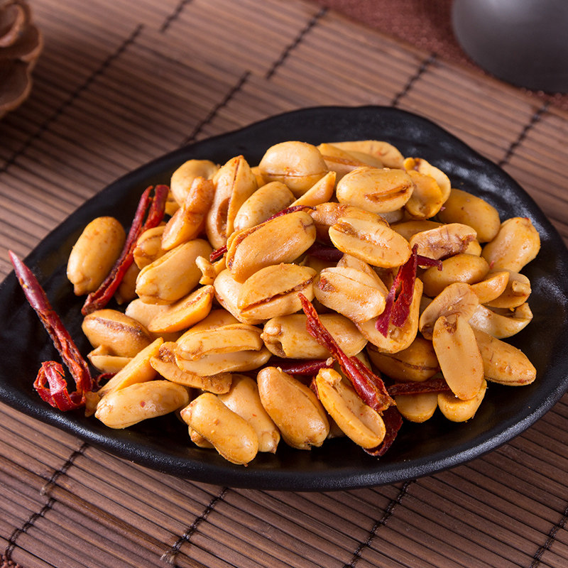 包邮休闲特产礼盒包装18g百世原味花生