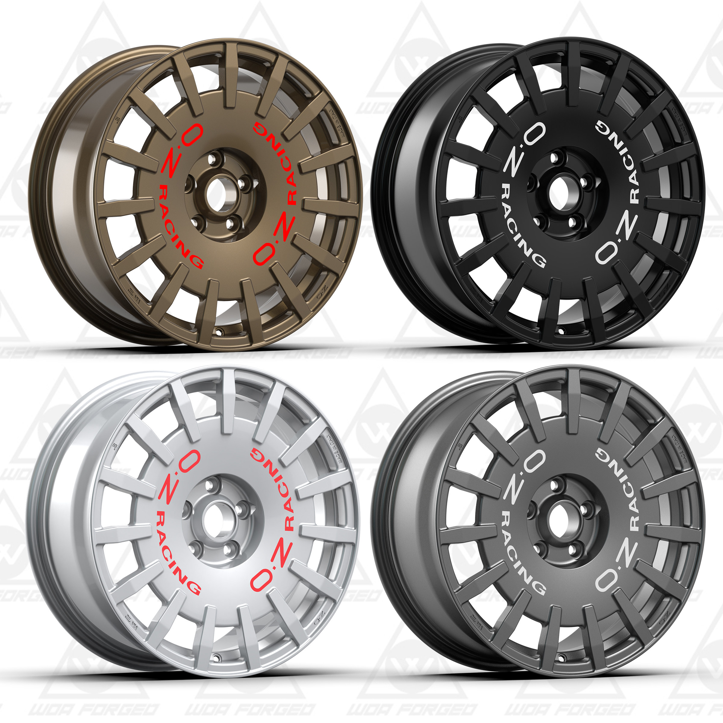 订制ozrallyracing复古赛道运动锻造轮毂坦克轮毂