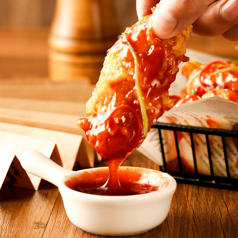 麦基斯辣味炸鸡酱10kg韩国炸鸡专用琥珀辣酱果酱蘸酱连锁店商用酱