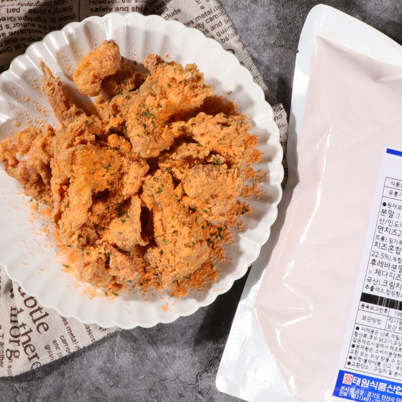 韩国进口太原芝士味炸鸡撒粉调味粉1kg正宗袋装啤酒炸鸡料粉商用