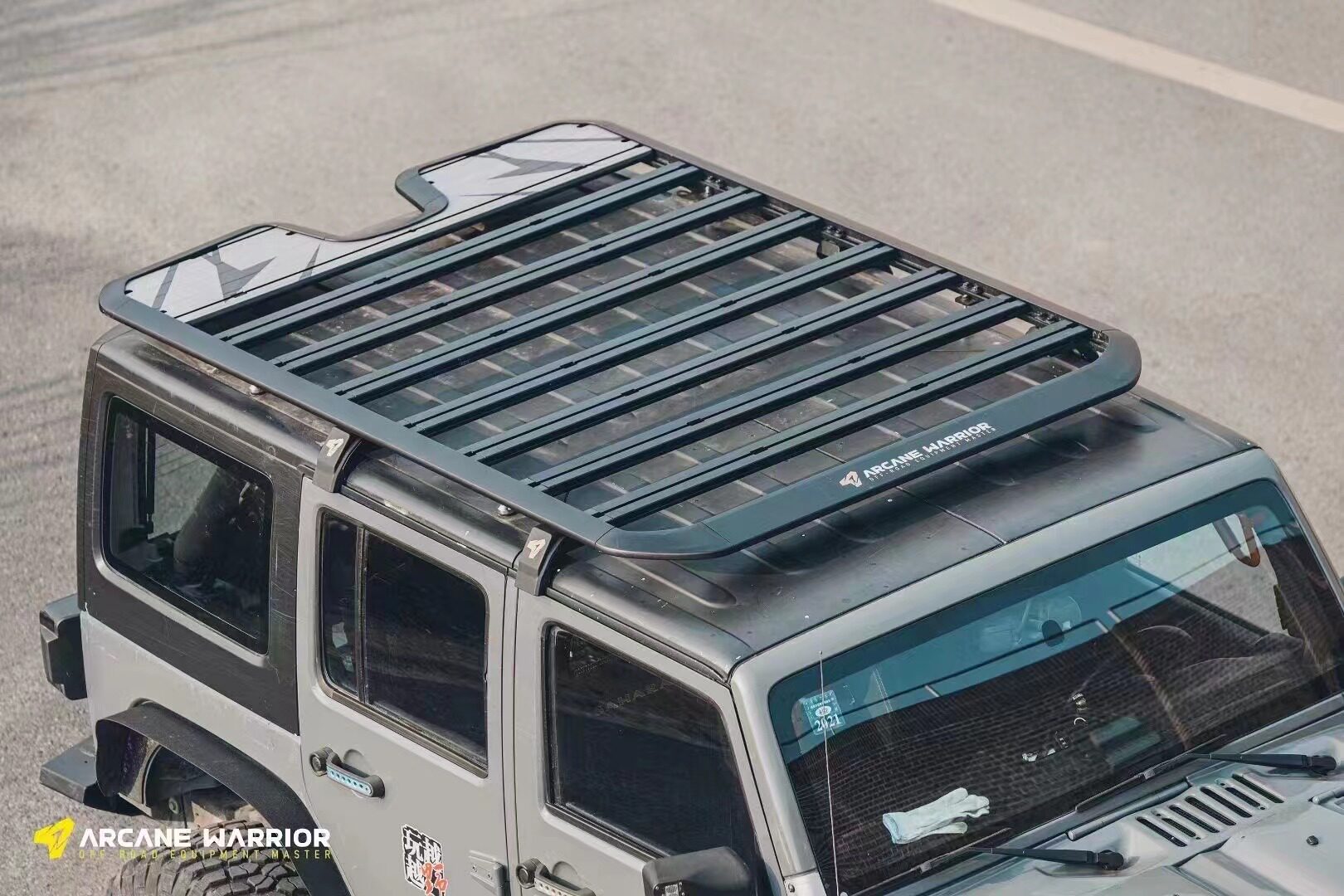 jl行李aw牧马人车顶行李架多功能拓展平台爬梯全车改装套件