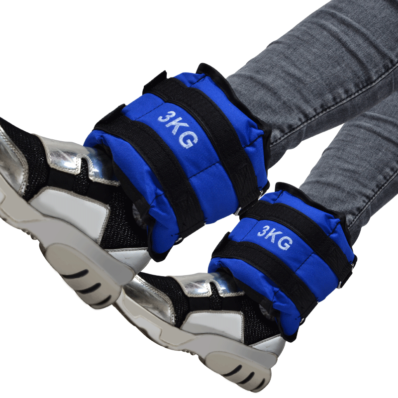 沙袋绑腿沃尔正品铁砂负重6公斤kg绑手训练负重装备