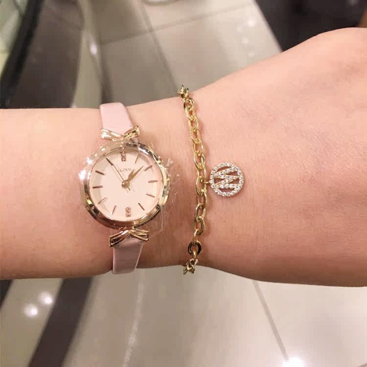 9月 新款 韩国 正品 lloyd 圆形 真皮 手表 默认简包装