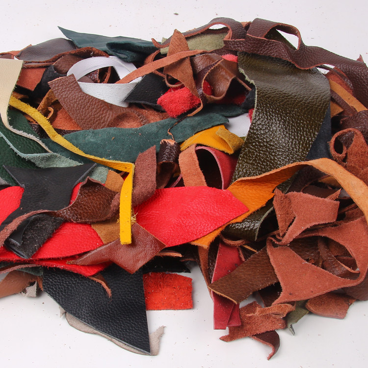 头层牛皮碎皮皮料边角料拳击沙袋子实空心散打拳击沙袋