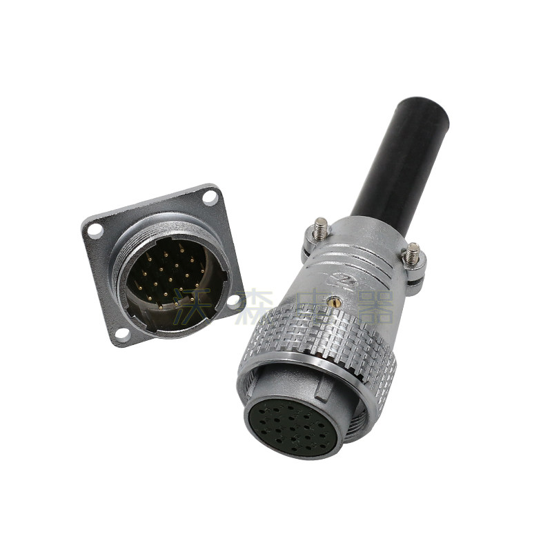 maojwei 重强航空插头插座p24-9芯10芯12芯15芯17芯19芯连接器