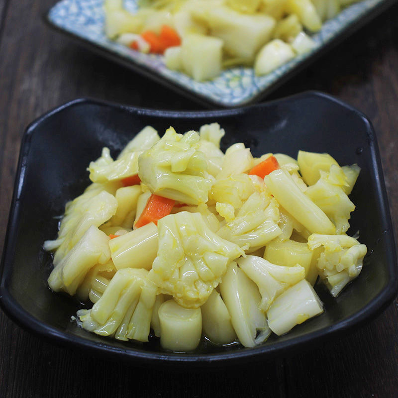 怀旧妈妈菜开胃口花菜菜梗早餐咸菜爽口下饭酱菜