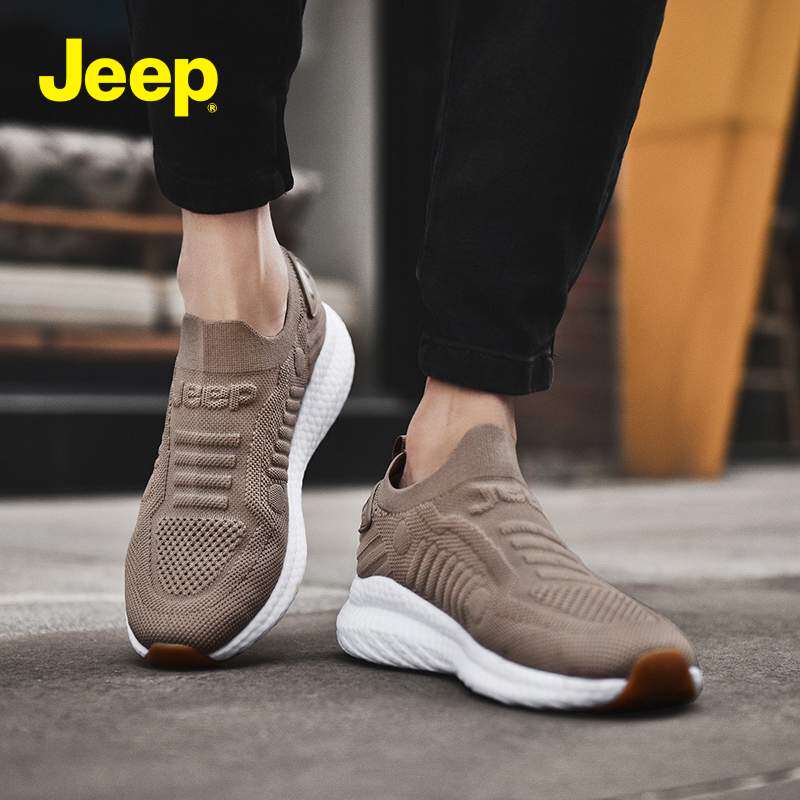 jeep跑步2020新款春季男鞋运动运动休闲休闲鞋百搭时尚休闲鞋