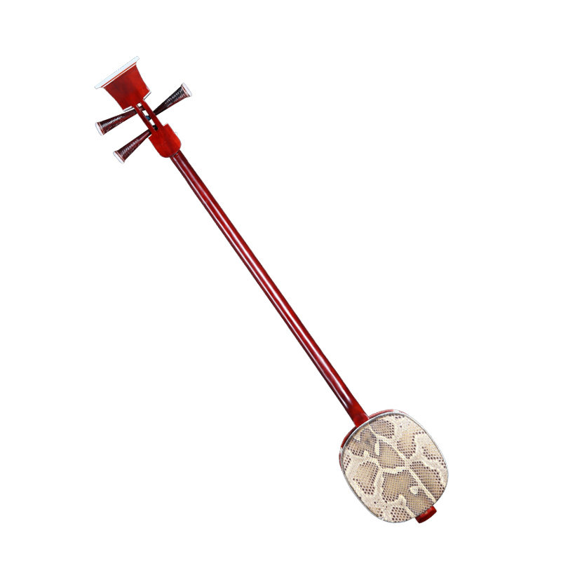 三弦乐魂色木红木大三初学练习型民族乐器厂家三弦