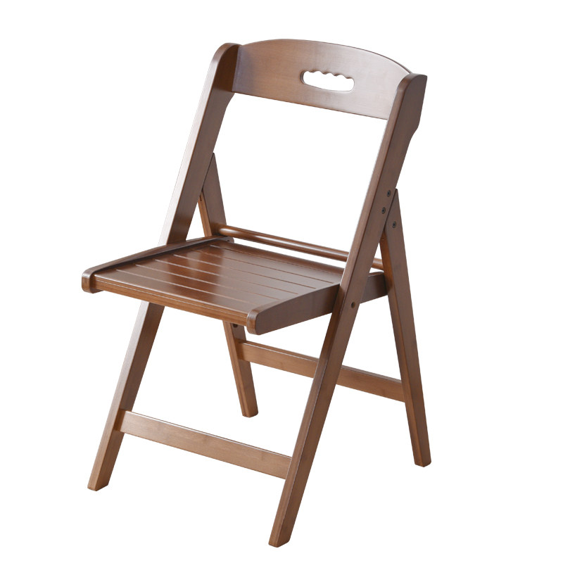 家用折叠椅靠背椅竹质折叠餐椅学生写作业椅子实木办公室便捷凳椅