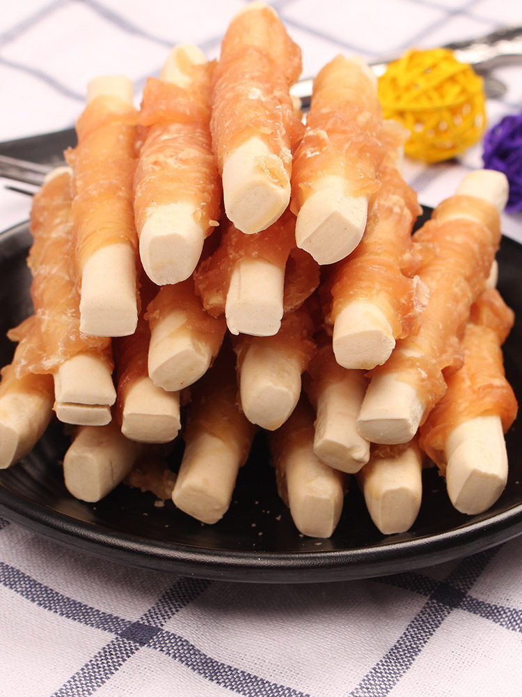 安心 鸡肉干磨牙棒宠物狗狗零食狗咬胶补钙泰迪小型幼犬训练奖励