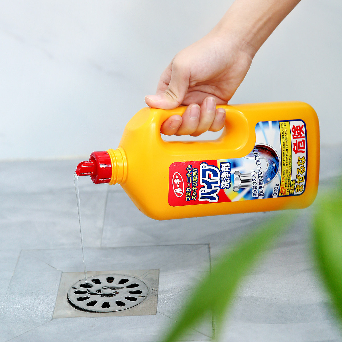 日本进口管道疏通水槽马桶堵塞下水道卫生间地漏毛发管道疏通剂