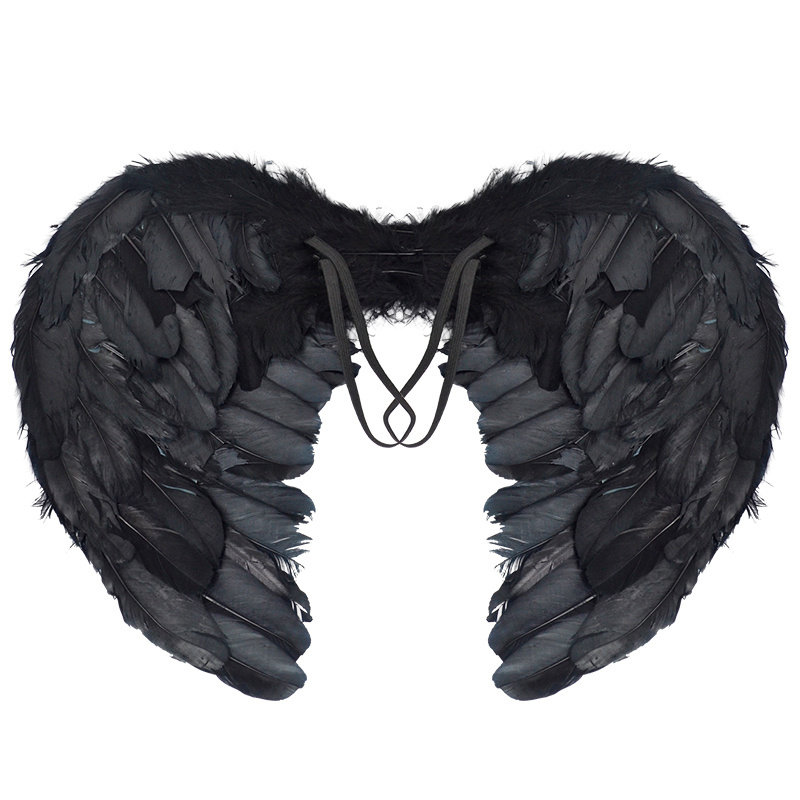 翅膀羽毛万圣节儿童节婚庆成人天使装扮道具花童翅膀