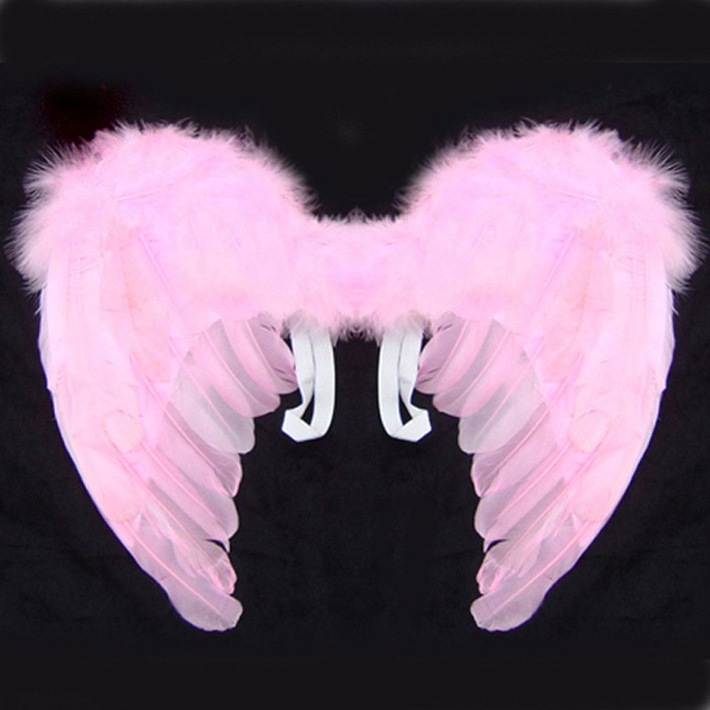 依依小天使万圣节男女装扮花童cosplay羽毛儿童天使翅膀翅膀