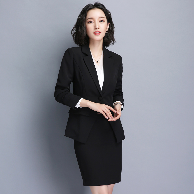 套装职业装女装时尚工装西服套裙西装ol面试职业女裙