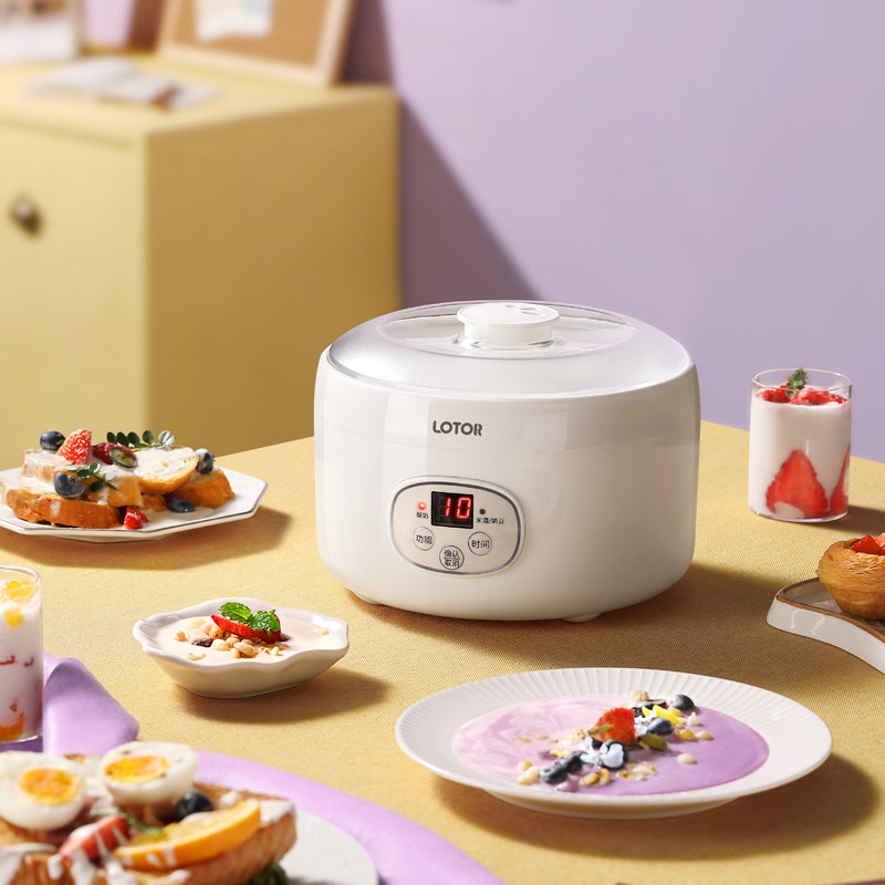 小浣熊酸奶机家用小型全自动迷你多功能自制米酒发酵机纳豆机分杯 –