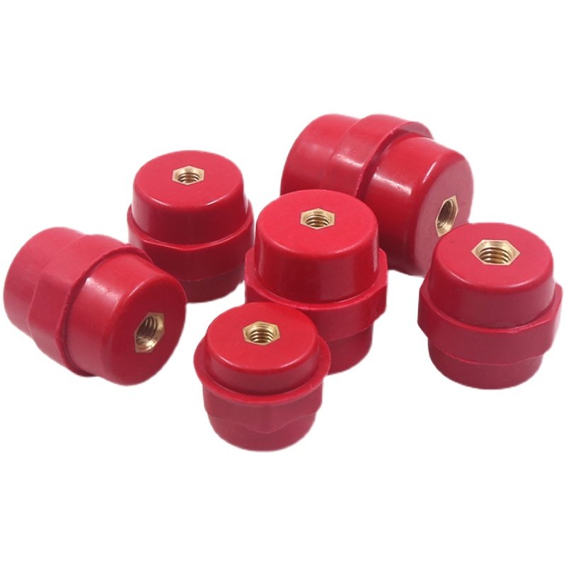 sm绝缘子低压配电箱电柜绝缘纺锤形红母排支撑撑住绝缘子