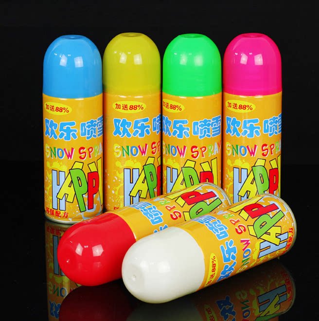 用品圣诞节彩带飞雪雪花飞花生日结婚婚庆手摇喷彩