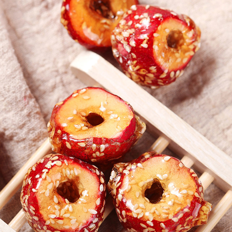 冻干山楂豪脆冰糖葫芦酸甜开胃零食办公室美食500g山楂类制品