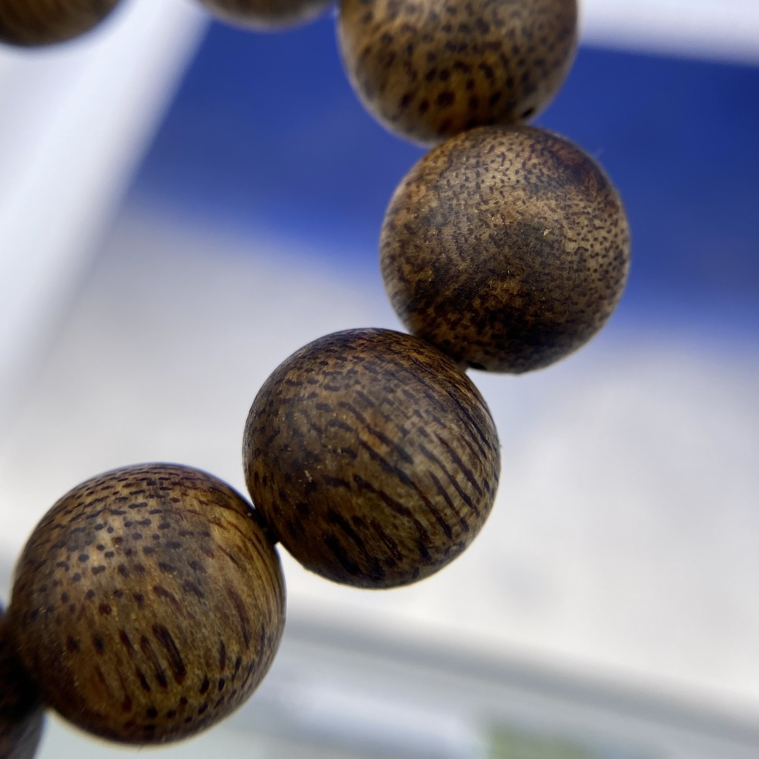 糖结绿棋奇楠沉香手串10mm海南老棋楠花蜜香香薰香料