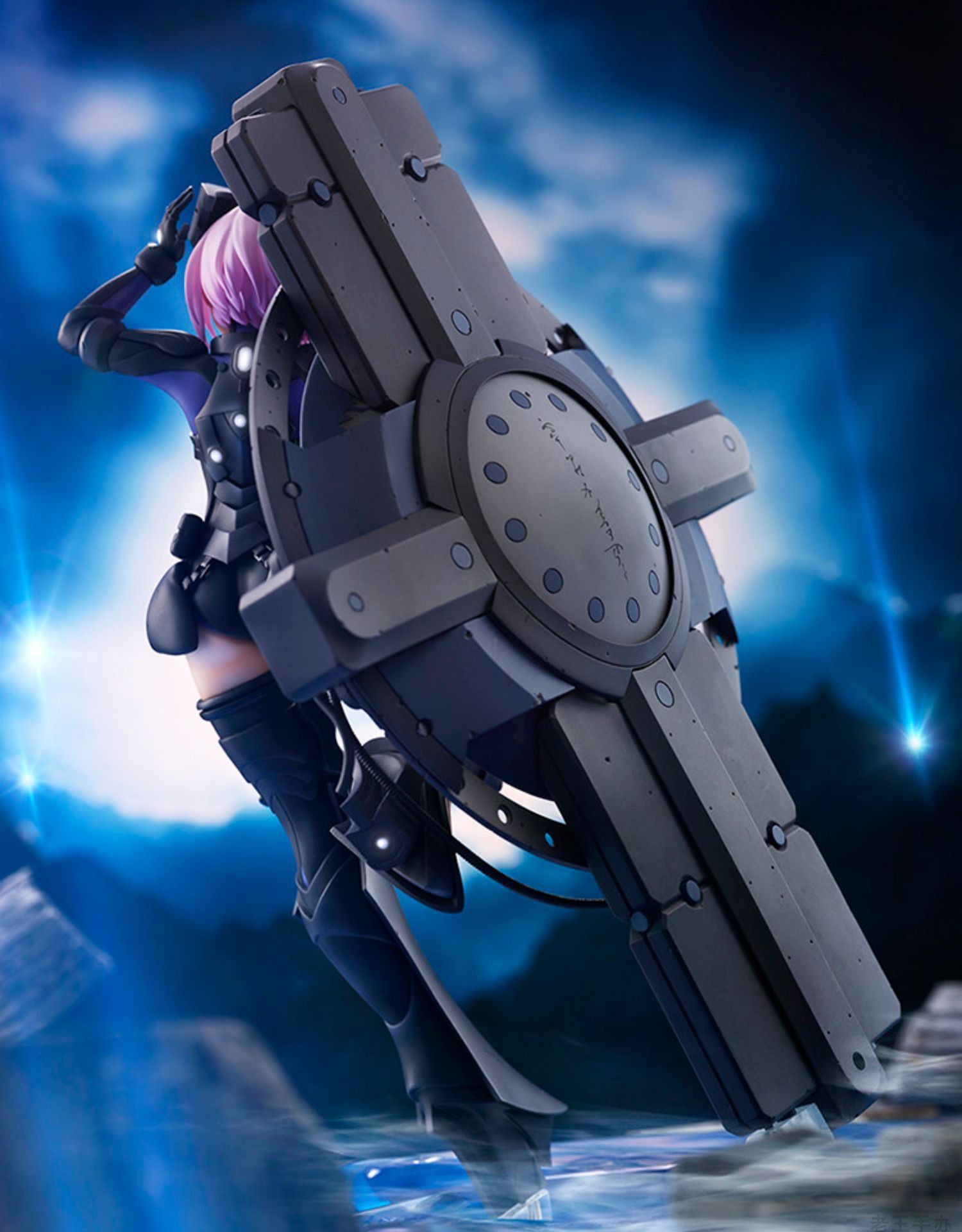 追定包邮日版quesqfatefgo马修玛修盾娘灵基骨骼手办