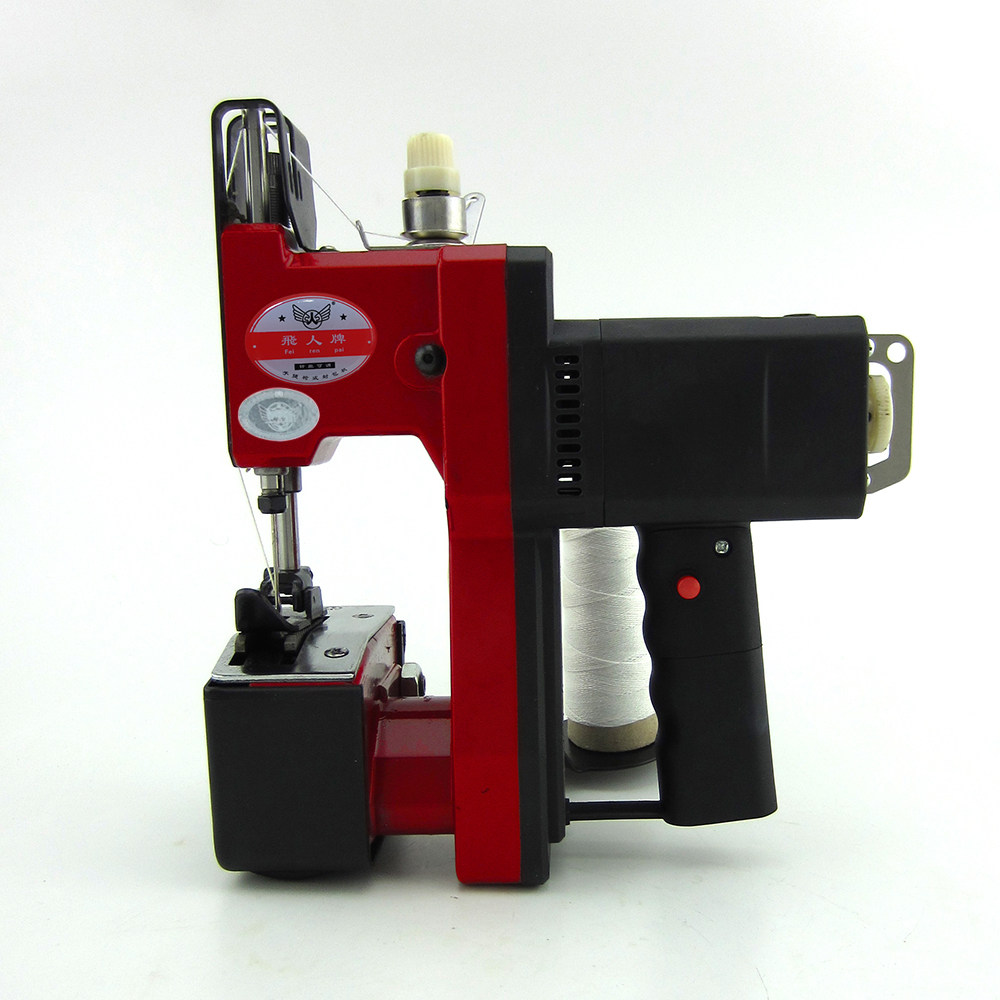 飞人牌gk9910高速电动手提枪式缝包编织袋麻袋快递封口机封包机