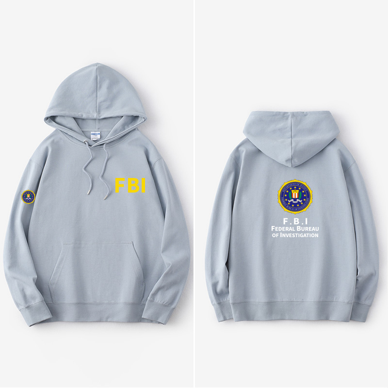 fbi美国联邦调查局特工电影周边卫衣连学生衣服卫衣
