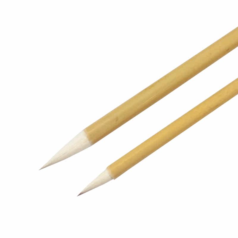 江记毛笔在水兼毫大小号青竹笔文房四宝初学书法练习初学创作毛笔