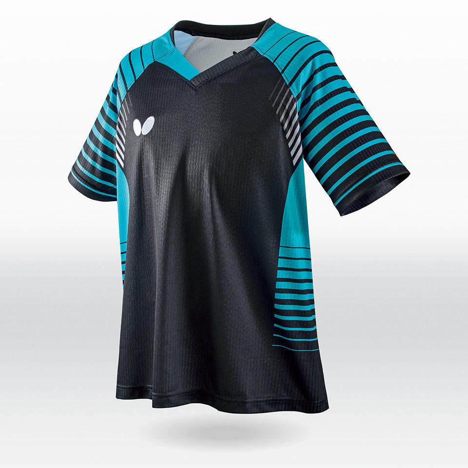 19年新款日本正品butterfly蝴蝶成人儿童乒乓球短袖球服吸水速干