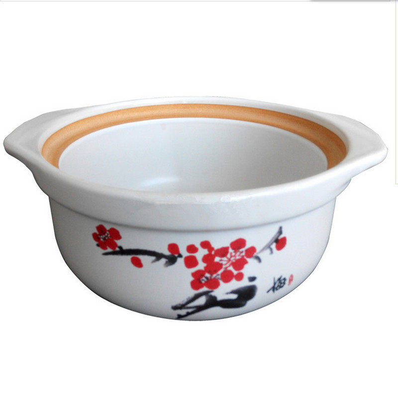 正品福康陶瓷砂锅炖锅中深汤煲汤锅砂煲耐热养生熬粥煮面家用明火