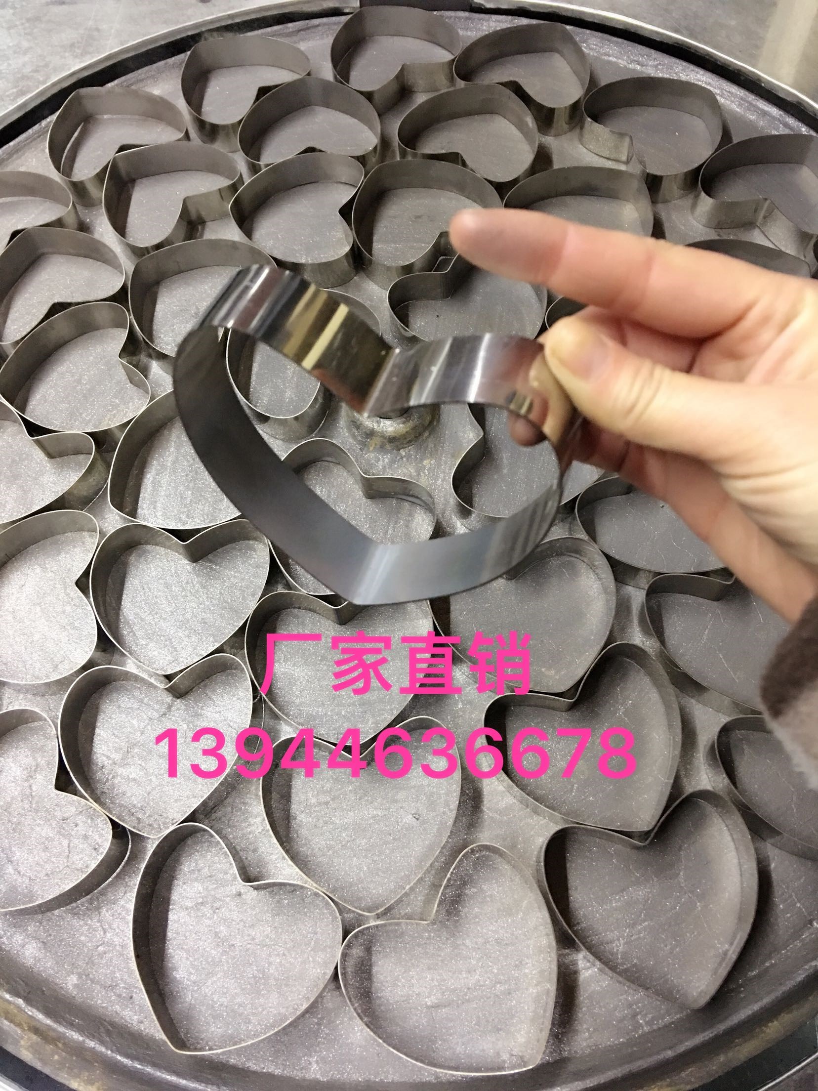 公分圆圈模具月饼模白钢圈 10 不锈钢圆圈烙饼圈米糕磨具圆形钢圈