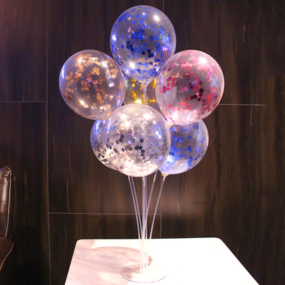 亮片夜光波波球装饰地推火爆款生日布置气球发光网红广场