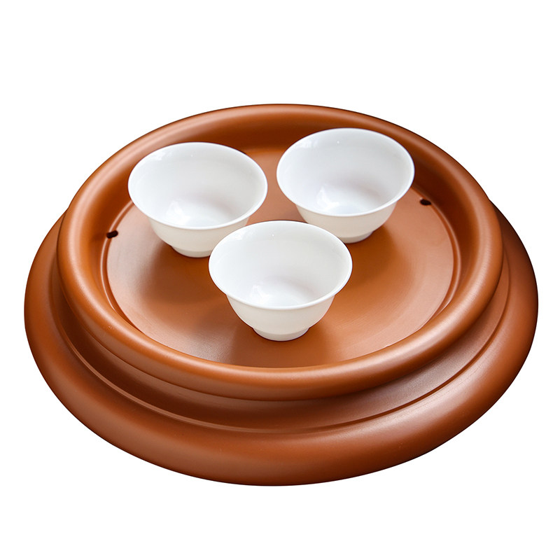 茶盘邱俊植手拉潮汕工夫茶传统茶具茶船茶海潮州茶盘