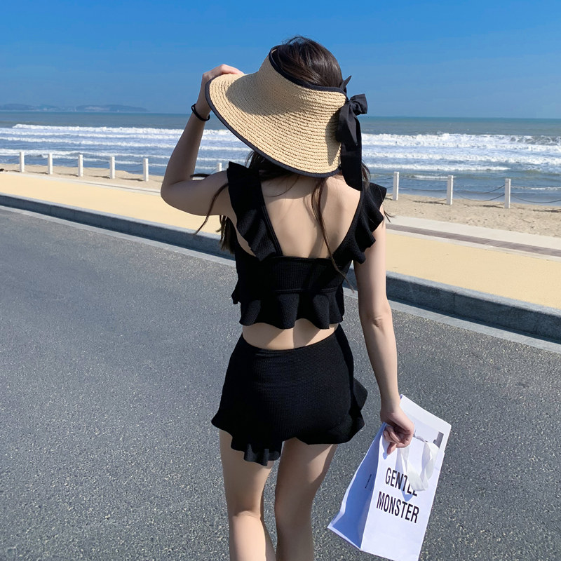 泳衣新款分体性感比基尼韩国insbikini瘦小聚拢分体泳衣