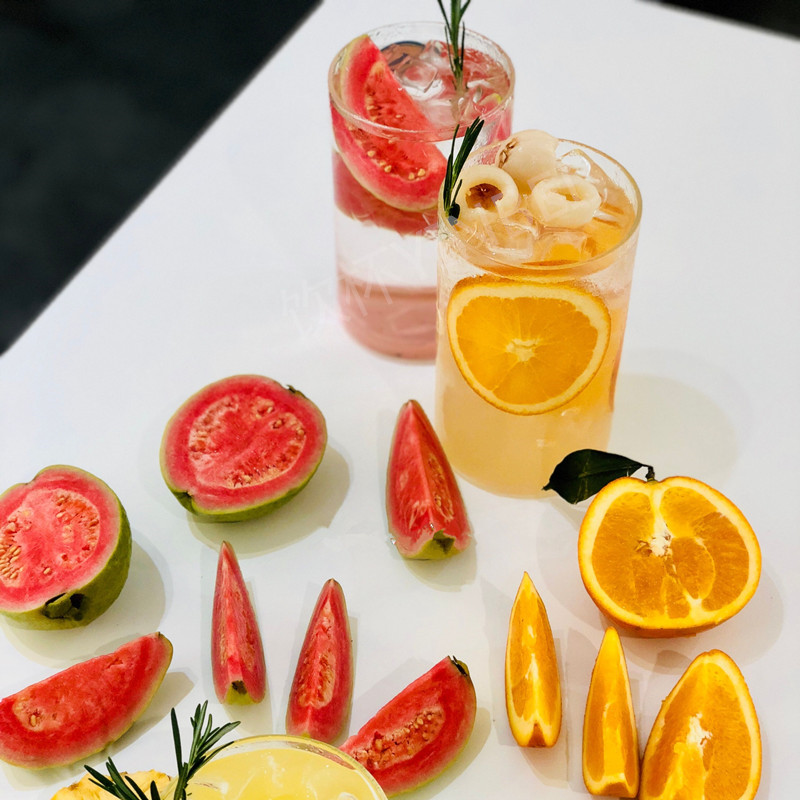 杯子网红水果茶杯简约玻璃玻璃杯饮料果汁大口玻璃杯