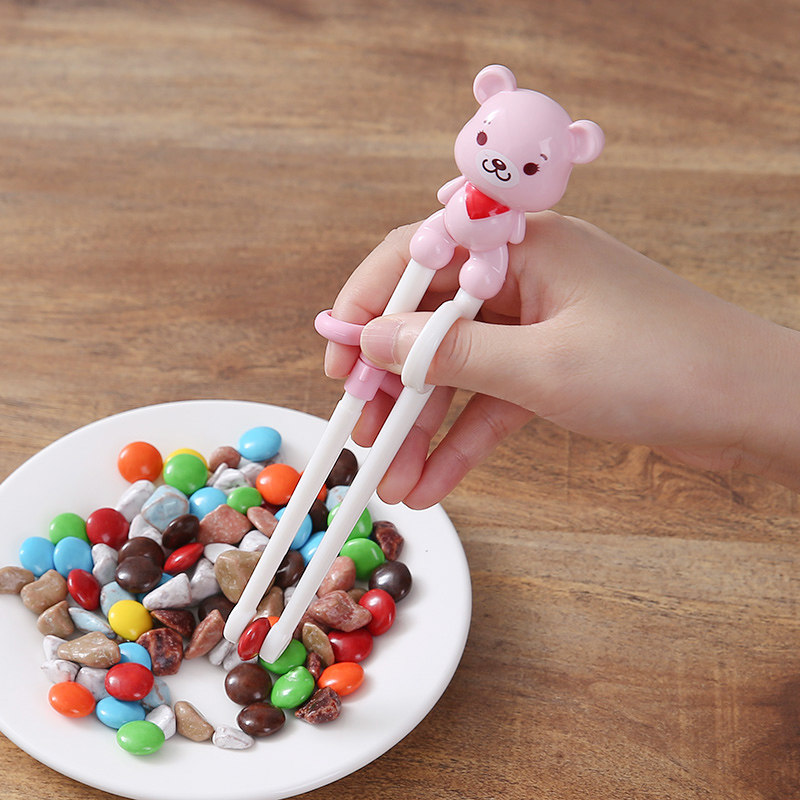 宝宝训练儿童吃饭学习筷男女孩2346岁小孩一段筷子