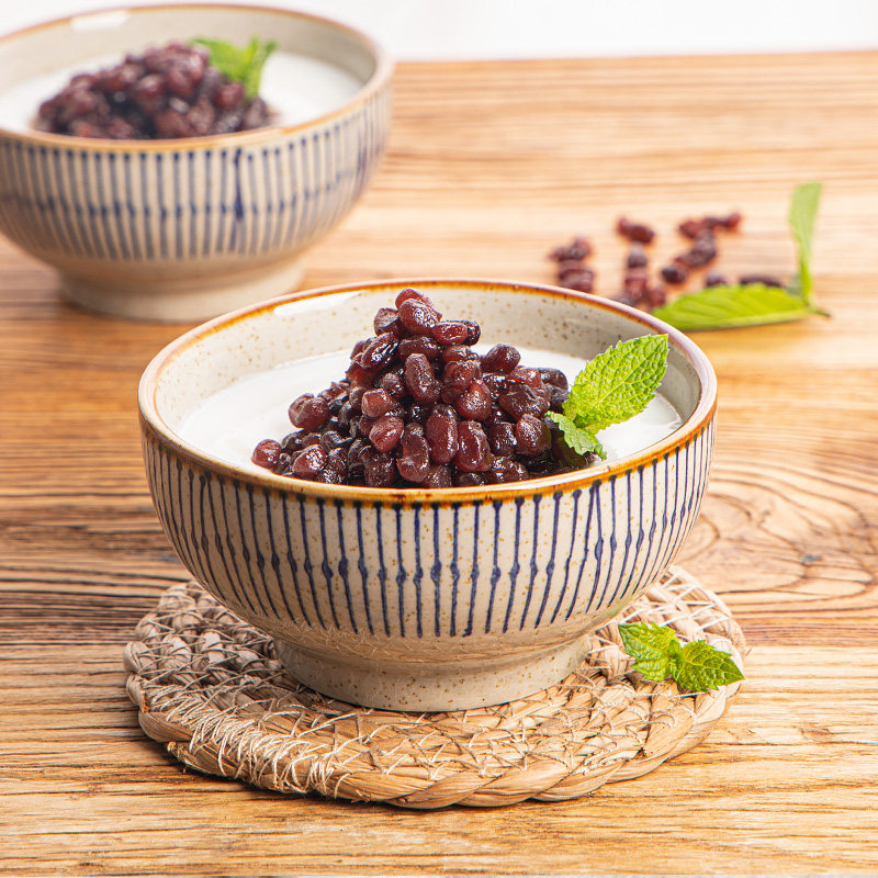 樱糖红豆即食冰粥甜品奶茶烘焙馅料1kg蜜蜜红豆