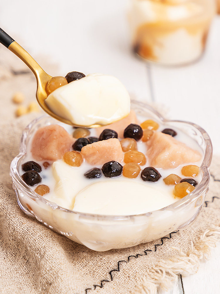 super超级豆花布丁700g奶茶甜品饮品烘焙专用果冻