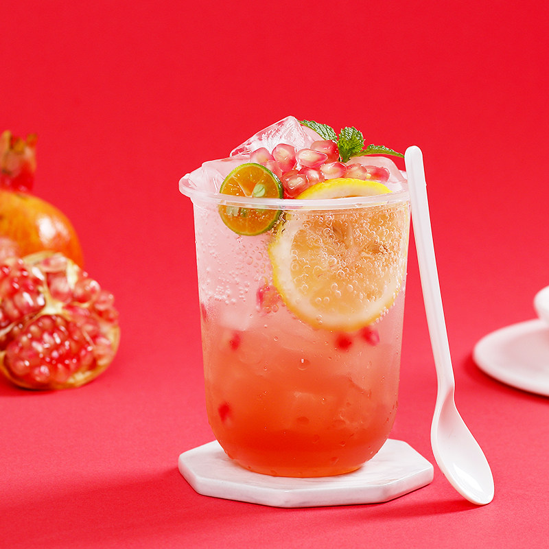 红石榴永大纯果榨汁冷冻原汁满杯红钻奶茶茶店浓缩果蔬汁