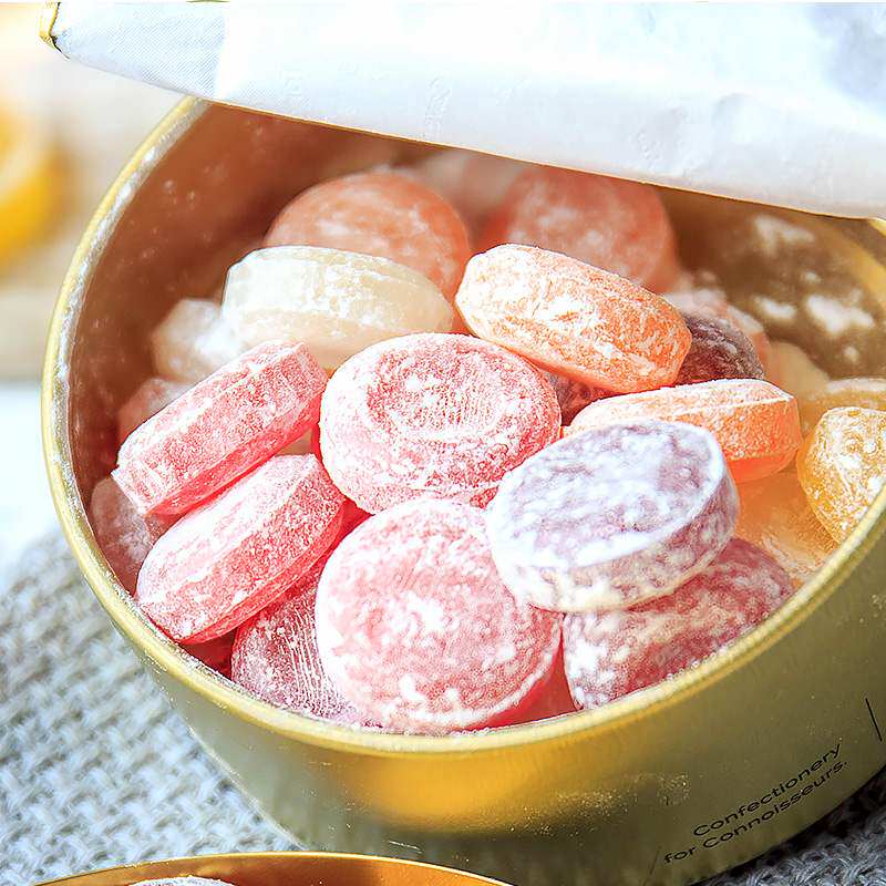 德国进口嘉云混合水果糖创意果汁硬糖喜糖礼盒糖果