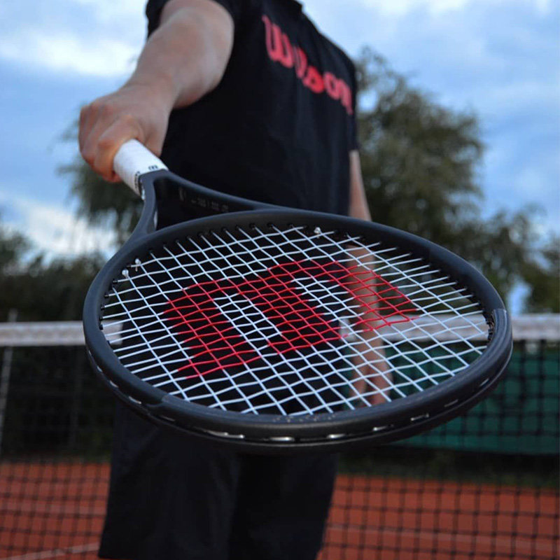 wilson小黑威尔胜费德勒ps97男女威尔逊碳素340g专业网球拍