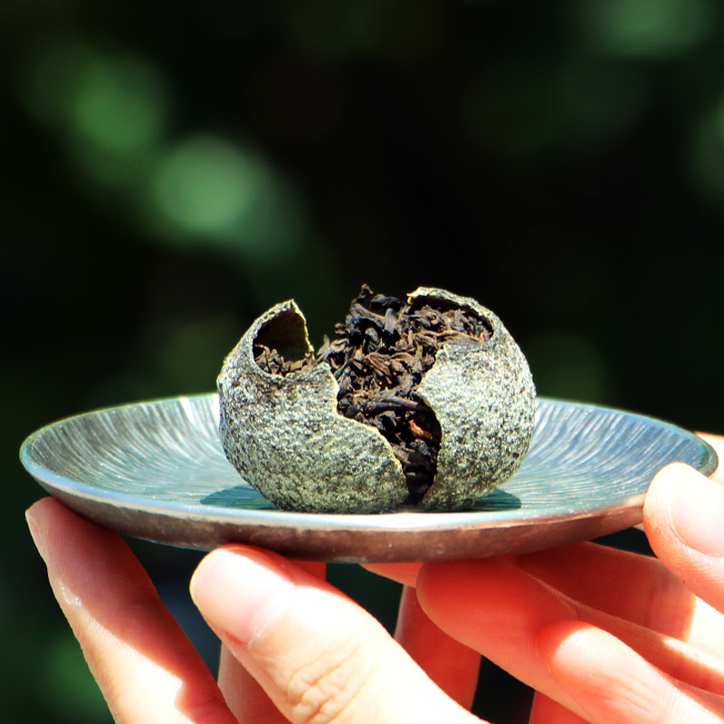 白霜满满2018小青400克三年陈化新会柑普熟散小青柑