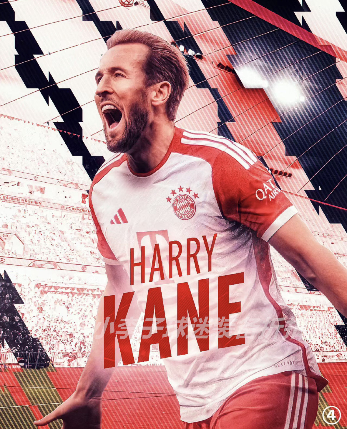 拜仁球衣9号凯恩2324赛季主场穆勒球员版足球服穆夏拉金文哉长袖