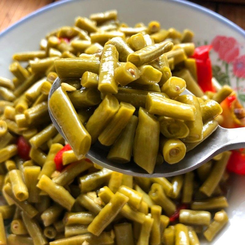 豆角安徽特产霍山农家自制正宗腌缸豆老咸菜腌制