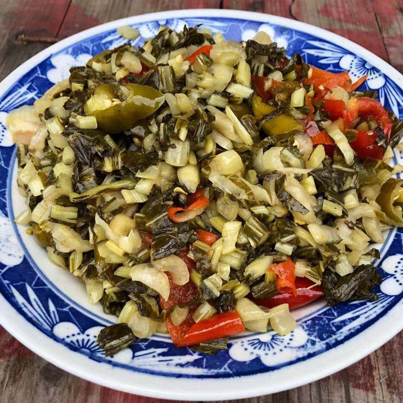 白菜安徽六安特产农家腌制泡菜长梗咸菜下饭腌制