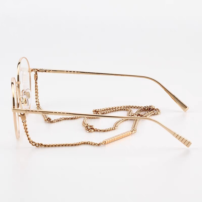 chopard萧邦眼镜镜框男马伯骞同款圆形纯钛vchf48眼镜架