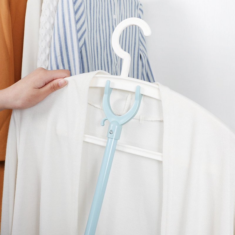 晾衣家用可伸缩铝合金衣叉撑衣杆挑衣杆取衣阳台衣叉